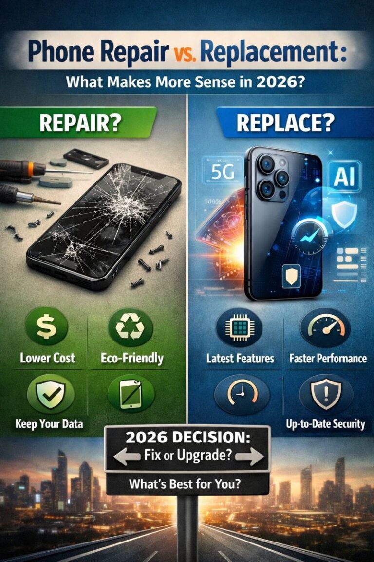 Phone Repair vs. Replacement: What Makes More Sense in 2026?